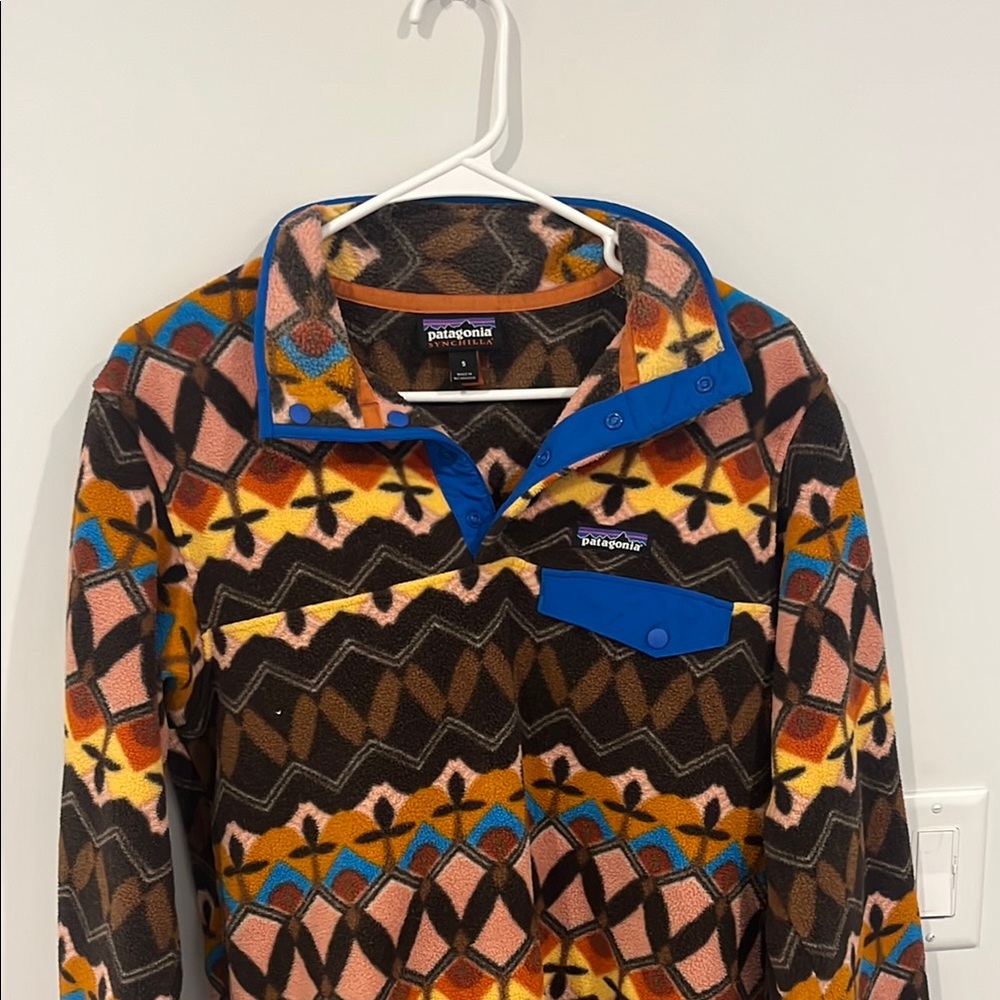 Patagonia Womens Multicolor Fleece Pullover